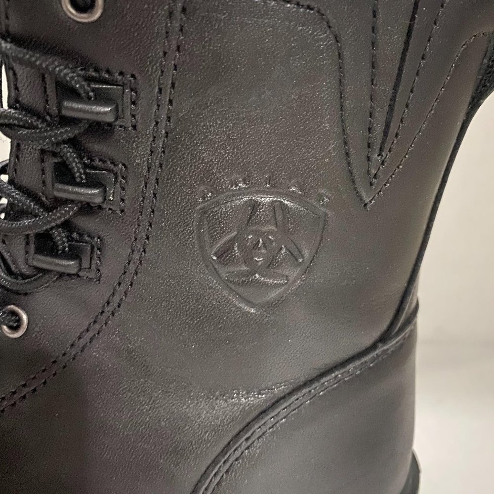 Ariat Heritage Lacer II Black Leather Kiltie Boots - Picture 7 of 11